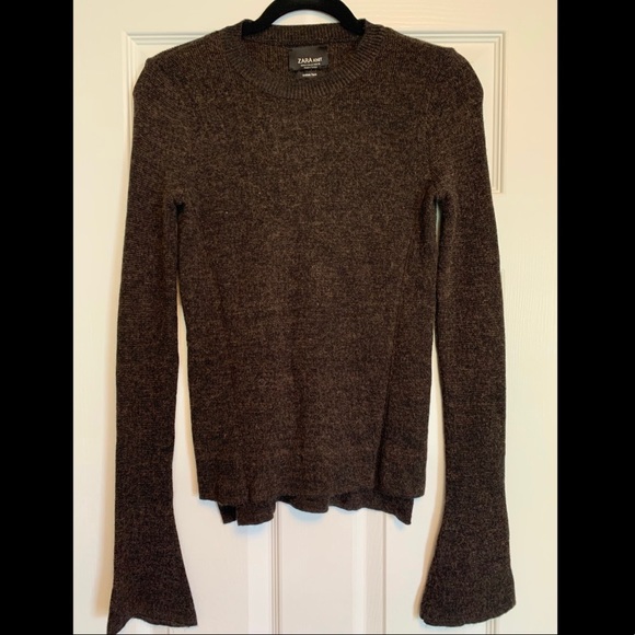 Zara Sweaters - Zara Knit Belle Sleeve Blouse